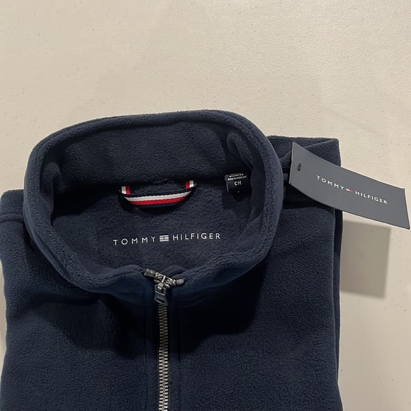 Tommy Hilfiger Men's Classic Zip Front Fleece Jacket. New with tags - Picture 4 of 4